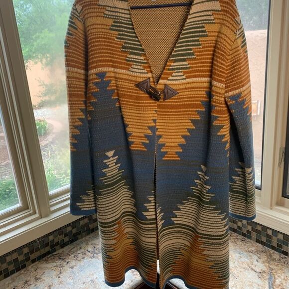 Keren Hart Southwest heavy sweater coat - Picture 4 of 5